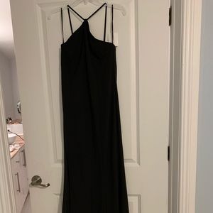 Black amsale bridesmaid dress size 10